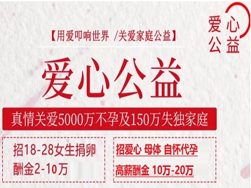 铁东捐卵助孕生子 爱心志愿者招募